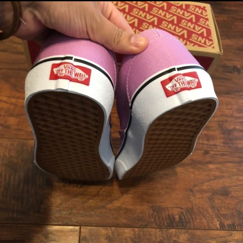 VANS pink slip on shoes sneakers womens skateboarding walking new - Picture 3 of 4